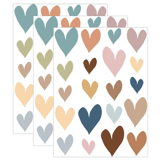 Teacher Created Resources Everyone is Welcome Hearts Accents, 180 Pieces